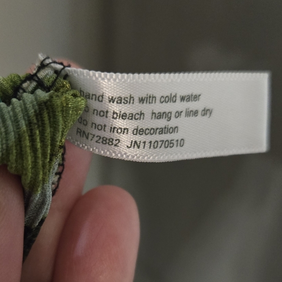 ***Essential Green and Turquoise Blouse Woman (3X) - Picture 3 of 8